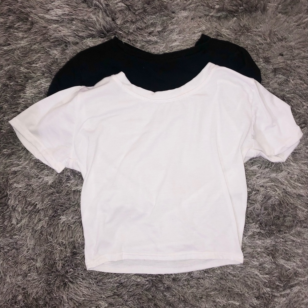 Pair of crop tees